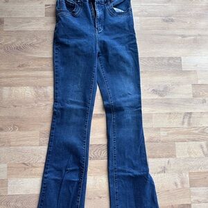 SHEIN Dark Blue Flare Women's Jeans